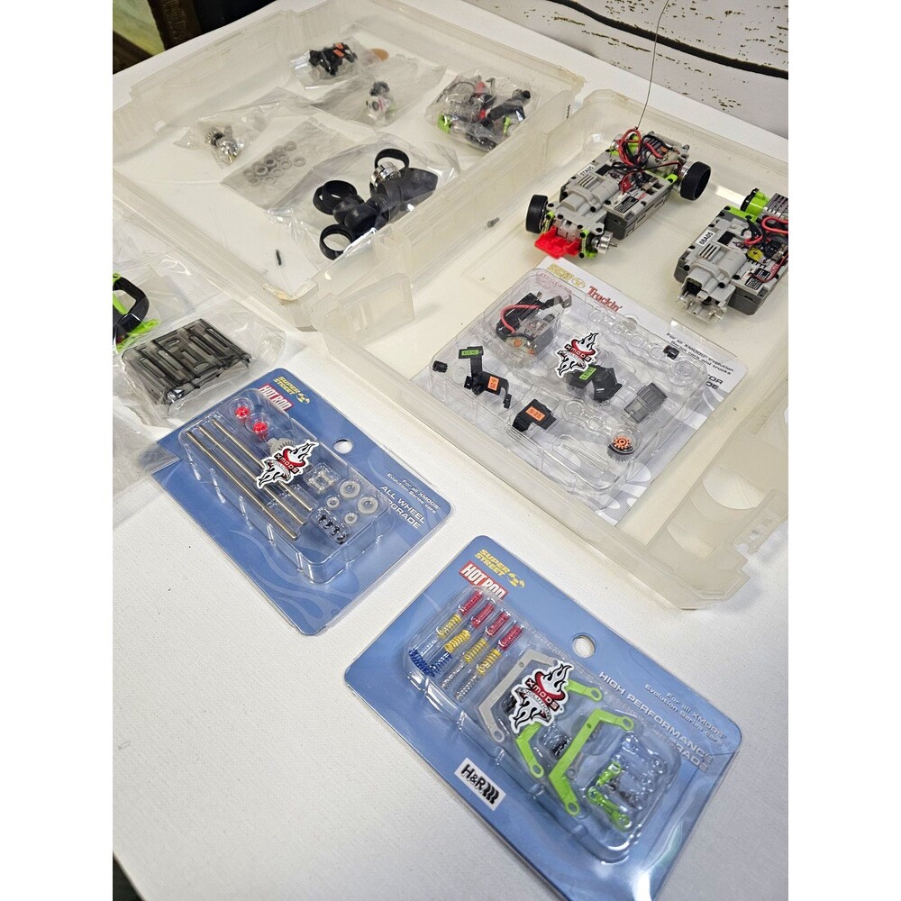 XMODS Evolution RC Car Chassis Parts Lot Stage 2 Motor AWD Suspension RadioShack